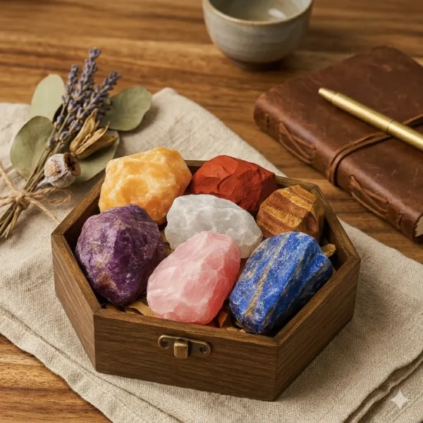 7 Chakra Healing Crystals Set