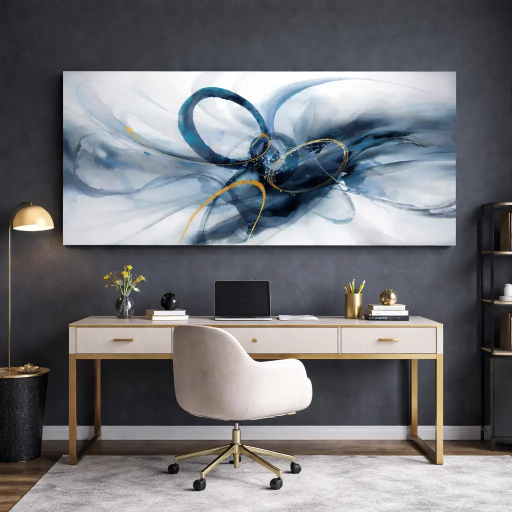 Modern Abstract Abstract Wall Art for Living Room Wall Decor
