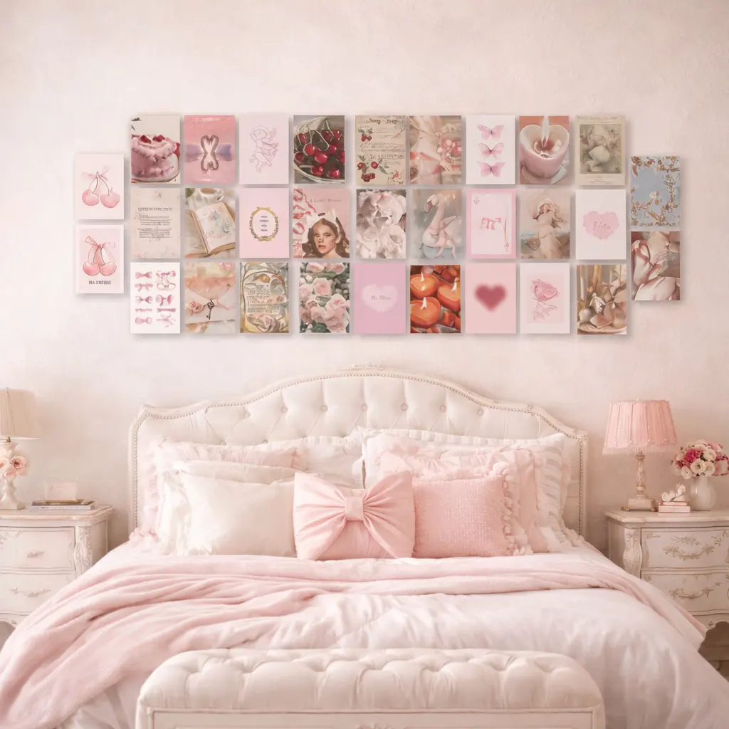 coquette room decor; coquette wall decor; coquette posters; posters for room aesthetic