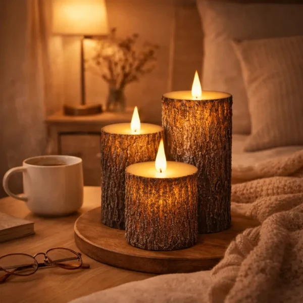 Flameless LED Candle for Cozy Home Decor Lighting