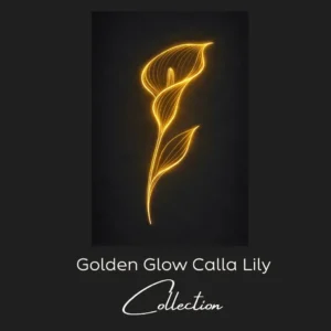 Golden Glow Minimal Flower  Collection