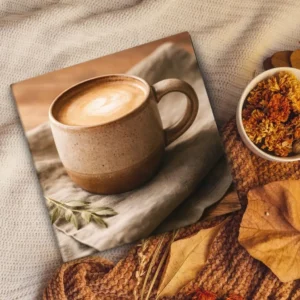 Rustic Latte Art Wall Decor | Boho Chic Home Office