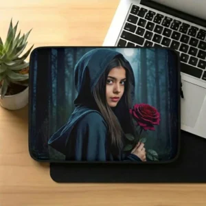 Whispering Woods & Midnight Rose Laptop Sleeve