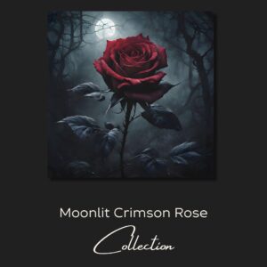 Moonlit Crimson Rose Collection